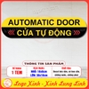 M3-Tem Logo Decal Dán Cửa Tự Động,  Tem Cảnh Báo Dán Kính Cửa Tự Động,Automatic Door, Tem Chỉ Dẫn, Chống Nước,Chống Phai