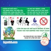 Tem Decal Dán Quy Tắc Nội Quy Sử Dụng Nhà Vệ Sinh,WC Toilet, Nhà Tắm, Tem Chống Nước Độ Bền Cao,Không Bay Màu,Không Bong