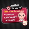 Decal Dán NHÀ CÓ EM BÉ MỚI SINH - VUI LÒNG KHÔNG GÂY TIẾNG ỒN | Chống nước, chống phai