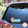 M2- Tem Decal Dán Lái Mới Xin Thông Cảm, Tem Logo Sticker Lái Mới, Decal Tập Lái,Tài Nữ Lái Mới Xin Thông Cảm,Chống Nước