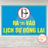 Tem Decal Dán Nhắc Nhở Ra Vào Lịch Sự Đóng Cửa Lại, Decan Ra Vào Đóng Cửa, Chất Liệu Chống Nước Chống Phai Màu