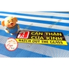 LOGO STICKER DÁN CẨN THẬN CỬA KÍNH, CHÚ Ý CỬA KÍNH CHO NHÀ CỬA, CÔNG TY, QUẦY QUÁN.....