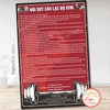 Tem Decal Nội Quy Phòng Tập Gym, Fitnees , Quy ĐỊnh Phòng Tập Gym, CLB Gym, Ban Quản Lý Gym,Gymer Có Keo  Sẵn Chống Nước