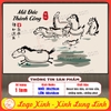 Tranh Decal Dán Mã Đáo Thành Công Chế Vui Nhộn- Tranh Vô Tri Mãi Del Thành Công, Tranh Funny Trang Trí Nhà Cửa Văn Phòng