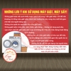 Tem Decal - NHỮNG LƯU Ý KHI SỬ DỤNG MÁY GIẶT, MÁY SẤY - Decal bóc dán, có keo sẵn, chống nước, chống phai