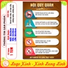 Tem Decal Dán Nội Quy Quán, Dùng Cho Các Quầy Dịch Vụ Như Bida, Billiards,  Quán Game, Quầy Trò Chơi…Decal Chống Nước