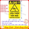 LOGO TEM STICKER BIỂN CẢNH BÁO CẨN THẬN VẤP NGÃ - TRIPPING HAZARD- BIỂN CẢNH BÁO AN TOÀN LAO ĐỘNG