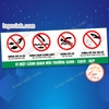 Tem Sticker Decal Dán Nội Quy Bể Cá, Quy Định Bể Thả Cá - Fish Tank Rule - Tem Cảnh Báo Dán Bể Cá Cảnh