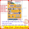 LOGO TEM STICKER KHUYẾN CÁO CÁC BIỆN PHÁP PHÒNG NGỪA DỊCH BỆNH COVID-19 CHO NGƯỜI ĐIỀU KHIỂN PHƯƠNG TIỆN CÔNG CỘNG