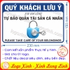 LOGO STICKER TẤM DÁN BIỂN NHẮC NHỞ KHÁCH HÀNG TỰ BẢO QUẢN TÀI SẢN, ĐỒ ĐẠC CÁ NHÂN - TAKE CARE OF YOUR BELONGINGS