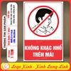 Tem Decal Dán Không Khạc Nhổ Trên Mái, Giữ Vệ Sinh Chung, Do Not Spit, Không Khạc Nhổ Bừa Bãi, Decan Dán Tường