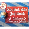 LOGO STICKER DÁN BIỂN WELCOME CHÀO MỪNG KÍNH CHÀO QUÝ KHÁCH DÙNG DECOR CHO NHÀ CỬA, QUẦY QUÁN