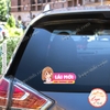 M5- Tem Decal Dán Lái Mới Xin Thông Cảm, Tem Logo Sticker Lái Mới, Decal Tập Lái,Tài Nữ Lái Mới Xin Thông Cảm,Chống Nước