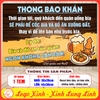 Tem Decal Dán Sẵn - THÔNG BÁO KHẨN - BIA& ĐỒ ĂN NGON KHÔNG CẦN BÀN -  Trang trí quán độc lạ, chống nước chống phai