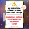 Tem Sticer Decal Dán Nhắc Nhở Khách Hàng Kiểm Tra Kỹ Tiền Bạc Tư Trang Trước Khi Rời Tiệm, Cửa Hàng Miễn Trách Nhiệm