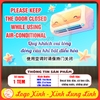 Tem Decal Dán Nhắc Nhở Đóng Cửa Khi Bật Điều Hòa, Đa Ngôn Ngữ Việt-Trung- Anh, Đóng Cửa Khi Bật Máy Lạnh, Decan Dán