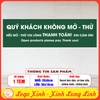 Tem Decal – QUÝ KHÁCH KHÔNG MỞ THỬ  SẢN PHẨM– OPEN PRODUCTS PLEASE PAY – Song Ngữ - Decal có keo dán, cắt sẵn chống nước