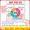 LOGO TEM STICKER QUY TRÌNH MÔ HÌNH 5S, NỘI QUY NGUYÊN TẮC 5S SỬ DỤNG CHO CƠ QUAN, VĂN PHÒNG, CÔNG TY, NHÀ XƯỞNG.....