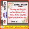 Tem Decal Dán Nhắc Nhở Thông Báo Cửa Hàng Bán Đúng Giá, Không Trả Giá, Không Đổi Trả Trong Mọi Trường Hợp, Shop 2nd hand