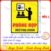 LOGO TEM STICKER BIẾN PHÒNG HỌP, MEETING ROOM DÙNG CHO VĂN PHÒNG CÔNG TY, CƠ QUAN, NHÀ XƯỞNG...