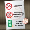 Tem Decal – HƯỚNG DẪN SỬ DỤNG THANG MÁY – KHÔNG HÚT THUỐC, KHÔNG DÙNG THANG MÁY KHI CÓ HỎA HOẠN - Chống phai, dán sẵn