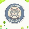 Tem Decal Dán Ô TÔ - LÁI MỚI, HƠI RUN TAY - Decal hình mèo con tập lái funny - Decal có keo sẵn, chống nước, chống phai
