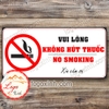 LOGO TEM STICKER KHÔNG HÚT THUỐC LÁ, DÙNG CHO NHÀ Ở, CÔNG TY, VĂN PHÒNG, NƠI CÔNG CỘNG......NO SMOKING