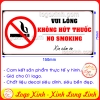 LOGO TEM STICKER KHÔNG HÚT THUỐC LÁ, DÙNG CHO NHÀ Ở, CÔNG TY, VĂN PHÒNG, NƠI CÔNG CỘNG......NO SMOKING