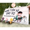 BẢNG TREO MÓC CHÌA KHÓA MANG TIỀN VỀ CHO VỢ, MANG TIỀN VỀ CHO MẸ SIÊU ĐỘC ĐÁO, DECOR TRANG TRÍ NHÀ CỬA - LOGOXINH