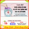 Tem Decal Cuộn Băng Vệ Sinh Và Vứt Vào Thùng Rác Sau Khi Sử Dụng, Để Giữ Sạch Nhà Vệ Sinh, Chất Liệu Decal Chống Nước