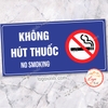 Tem Decal Dán Nhắc Nhở Vui Lòng Không Hút Thuốc, No Smoking, Tem Cấm Hút Thuốc,Decal Trang Trí Nhà Cửa Quầy Quán Công Ty