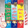 STICKER DECAL BỘ 3 TẤM DÁN TRANG TRÍ NOEL NÔ EN GIÁNG SINH 2022, CÓ KEO SẴN DÁN KÍNH DÁN TƯỜNG DÁN CỬA SIÊU ĐẸP