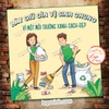 Tranh Decal Dán Giữ Gìn Vệ Sinh Chung Vì Một Môi Trường Xanh Sạch Đẹp,Decal Poster Kêu Gọi Giữ Vệ Sinh Sạch Môi Trường