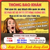 Tem Decal Dán Sẵn - THÔNG BÁO KHẨN - ĐỒ ĂN ĐỒ UỐNG NGON KHÔNG CẦN BÀN -  Trang trí quán độc lạ, chống nước chống phai