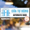 M2-Tem Decal Dán Cửa Tự Động, Automatic Door, Tem Cảnh Báo Dán Kính Cửa Tự Động, Tem Chỉ Dẫn, Chống Nước Có Keo Sẵn