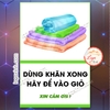 Tem Decal Dán Nhắc Nhở Dùng Xong Để Khăn Tập Vào Giỏ, Tem Decal Trang Trí Phòng Gym, Fitness, Phòng Tập Thể Hình