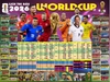 Sticker Decal Lịch World Cup 2026 - Lịch Thi Đấu Bóng Đá 2026 - WC 2026 Tem Dán Theo Dõi Giải Đấu Có Sẵn Keo