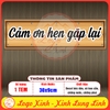 Tem Decal Dòng Chữ - CẢM ƠN HẸN GẶP LẠI - Decal bóc dán, có keo sẵn, chống nước, chống phai