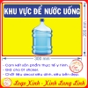 LOGO TEM STICKER KHU VỰC NƠI ĐỂ NƯỚC UỐNG, DRINK WATER PLACE- DÙNG CHO CÔNG TY, VĂN PHÒNG, NHÀ XƯỞNG.....