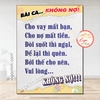 M1-Tem Decal Vui Lòng Không Nợ,Bài Ca Không Nợ,Hàng Mua Miễn Chịu Nợ,Decal Trang Trí Vui Nhộn Dán Kính, Tường,Chống Nước
