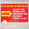 Tem Decal dán sẵn - QUÝ KHÁCH VUI LÒNG KHÔNG - Khẩu trang - Mũ bảo hiểm - Áo chống nắng - Áo mưa - Balo, túi xách