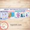 Thông điệp 5T -Logo Poster Sticker - áp phích chống dịch covid cho nhà riêng, cửa hàng, xưởng, nhà máy...
