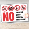 Tem Decal Dán Cấm Hút Thuốc, Cấm Quay Phim Chụp HÌnh, Cấm Camera, Cấm Dùng Điện Thoại Di Động, Decal Chống Nước Siêu Bền