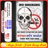 Tem Decal Poster Cấm Hút Thuốc, No Smoking, Tem Decal Tuyên Truyền Tác Hại Của Thuốc Lá, Cảnh Báo Không Hút Thuốc, Decan