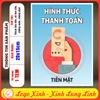 Tem Decal Dán Các Hình Thức Thanh Toán Khả Dụng Được Áp Dụng, Sử Dụng Cho Quầy Quán, Nhà Hàng, Shop Bán Hàng