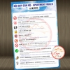 Tem Decal Dán Nội Quy Căn Hộ, Apartment Rules, 3 Ngôn Ngữ VIệt-Anh-Trung, Dùng Cho Khách Sạn, Nhà Nghỉ, Căn Hộ Cho Thuê
