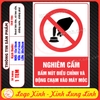 Tem Decal Cấm Không Bấm Nút Điều Chỉnh Và Động Chạm Vào Máy Móc, Do Not Touch, Tem Decan Chống Nước Có Keo Dán Sẵn