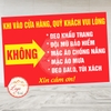 Tem Decal dán sẵn - QUÝ KHÁCH VUI LÒNG KHÔNG - Khẩu trang - Mũ bảo hiểm - Áo chống nắng - Áo mưa - Balo, túi xách