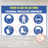 Tem Decal – TRANG BỊ BẢO HỘ LAO ĐỘNG, dùng trong nhà máy, công xưởng - Decal có keo, bóc dán, chống nước chống phai