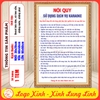 Tem Decal Nội Quy Quán Hát, Phòng Hát Karaoke,Quy Tắc Dịch Vụ Hát Karaoke,Nội quy quầy Karaoke Có Keo Dán Sẵn Chống Nước